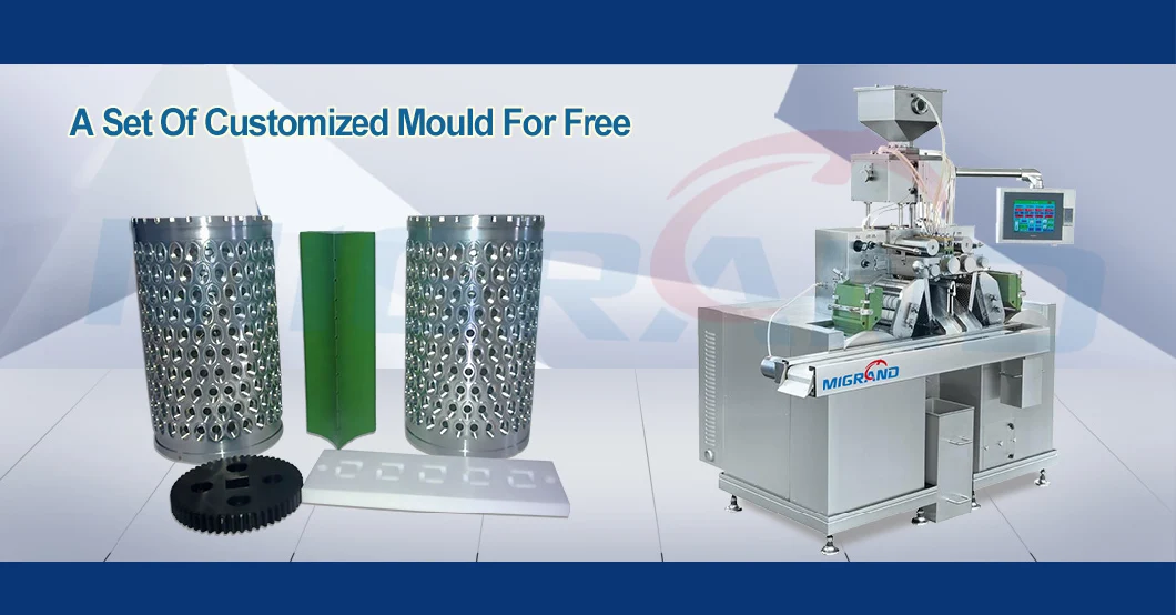 Four Sets of Free Rotary Die Rollers Softgel Encapsulation Machine