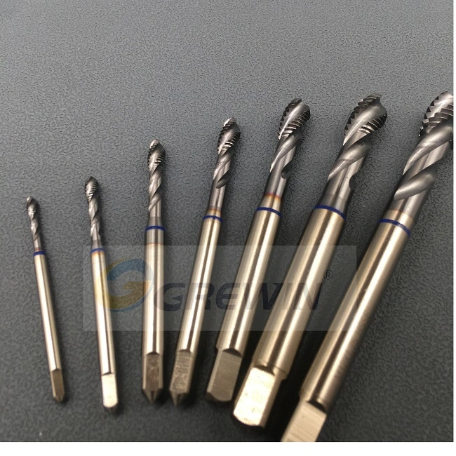 HSS M35 Taps Size From M3 to M12 Tiain Coated Spiral Point Drill Tap DIN