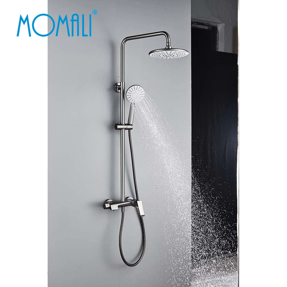 Momali Faucet Water Tap Bathroom Accessories Gun Color Thermostatic Fashion Shower Enclosuresimple Modem Sanitary Ware Shower Column Shower Set