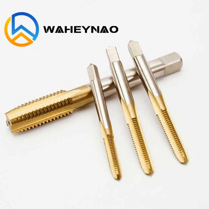 HSS 6542 HSS-E Cobalt Thread Tap Manufacturers Spiral Point Flute/Groove Machine Taps DIN371/DIN376 Tin Coated