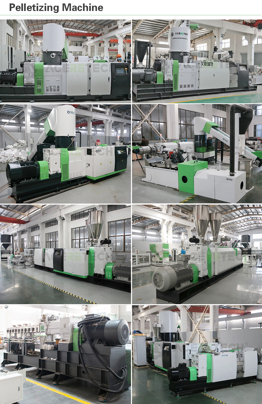 Professional Service PP/PE/ABS/PS/PC Flakes/Regrinds Plastic Granules to Thread Converting Machine