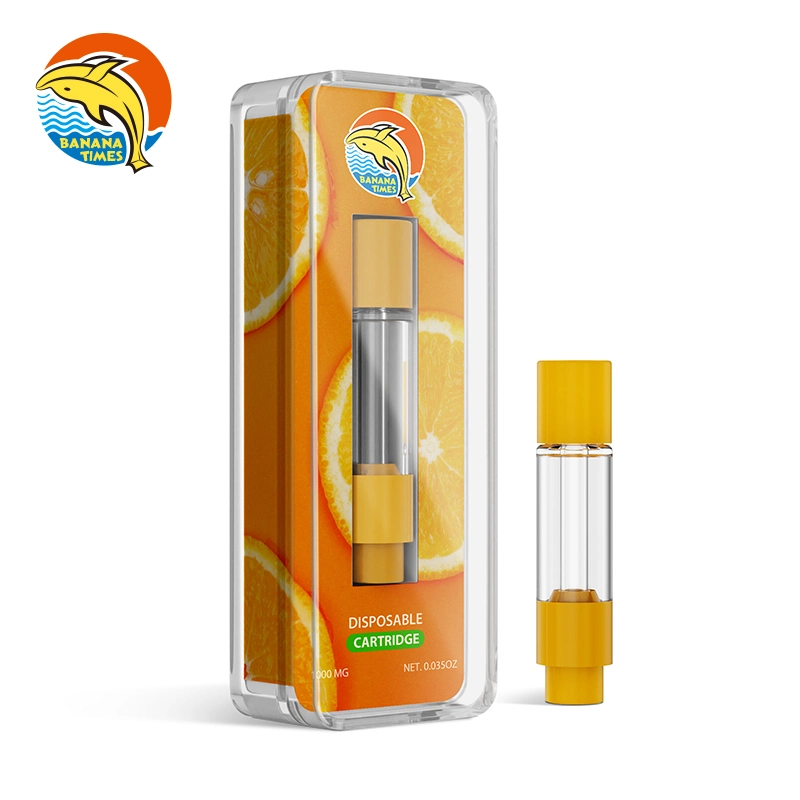 2023 Hottest Full Glass 1ml Vape Pen Empty Cartridge Wholesale Custom Package Disposable Vape Cartridge