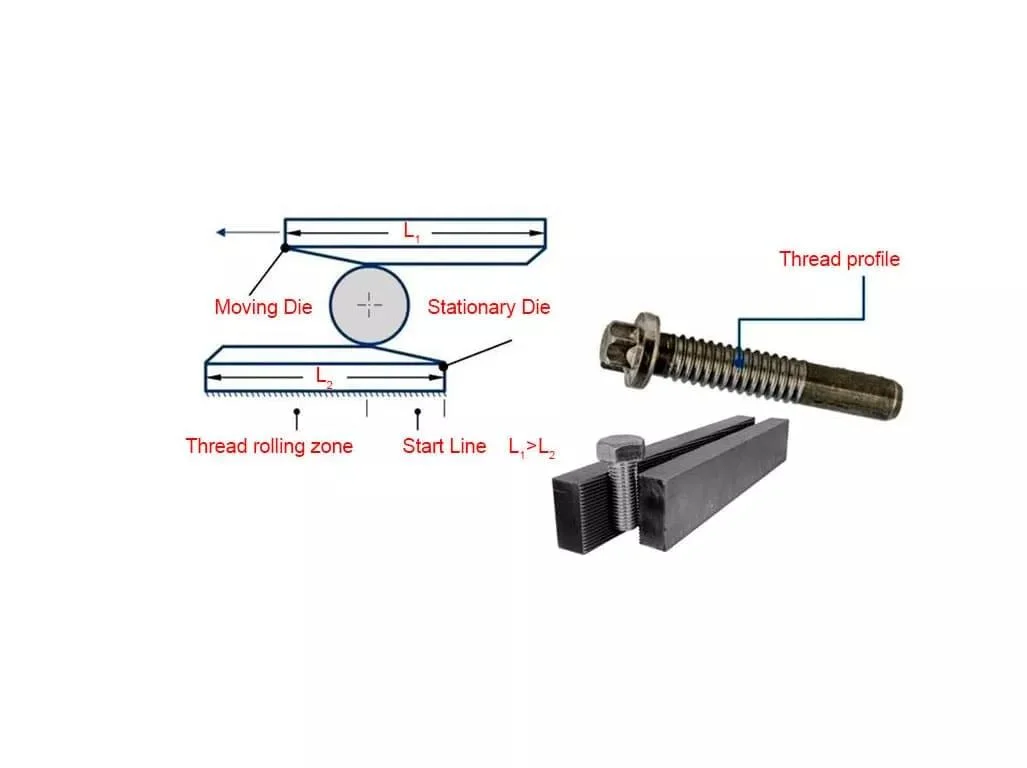 Spline Rack Flat Thread Rolling Dies