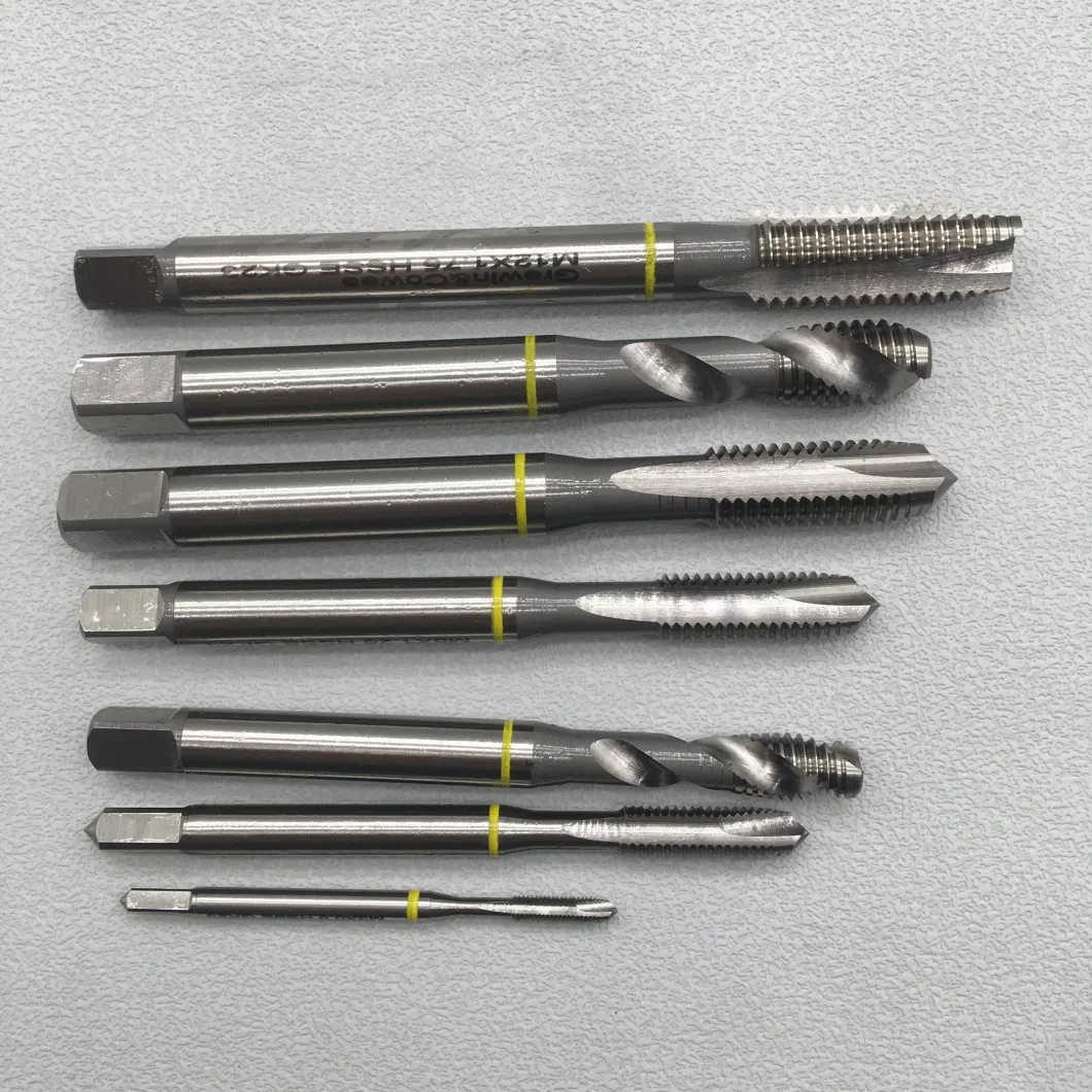 Grewin-OEM Customized HSS Spiral/Straight Flute Metric Machine Screw Thread Taps