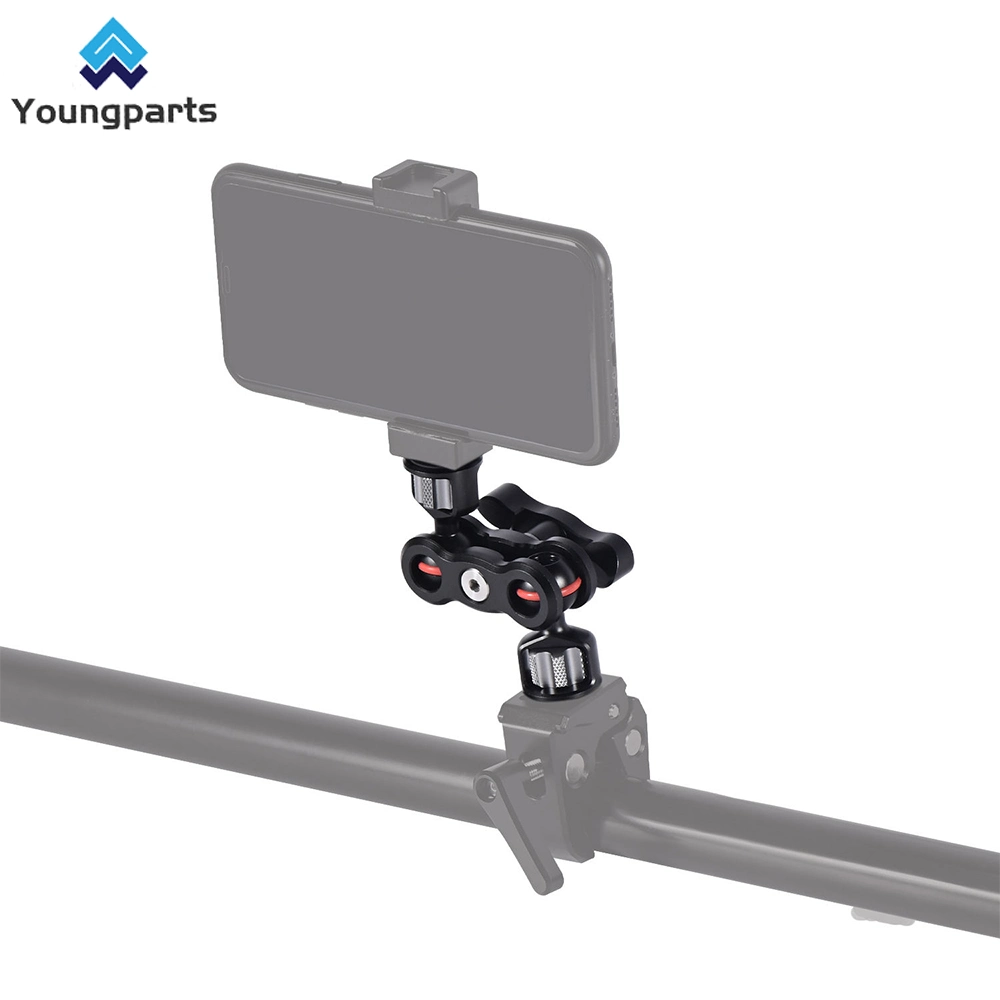 Universal 1/4 Screw Adjustable Arm Bracket Mount Camera Stabilizer Arm Articulating Aluminum Alloy Camera Magic Arm