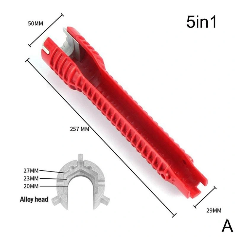 8 in 1 Flume Magic Wrench Sink Faucet Plumbing Tools Magic Wrench 8 in 1 Anti-Slip Multi Key Kitchen Repair Plumbing Wrench Tool