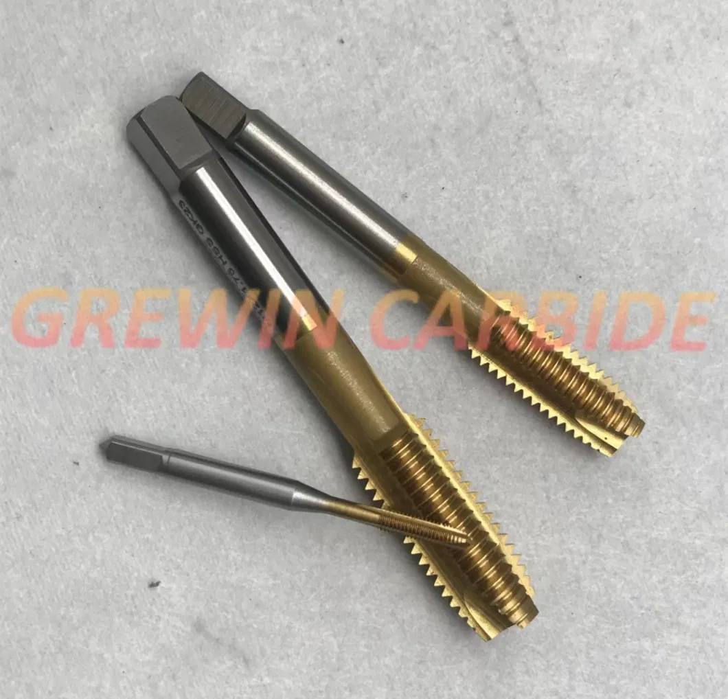 Grewin High Quality Tools CNC Machine Tin Coating Tip Machinetaps Spiral Point Taps