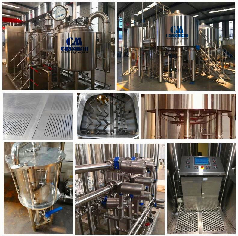 1000L Turnkey Commercial Tap Room China Beer Making Craft Beer Brewing