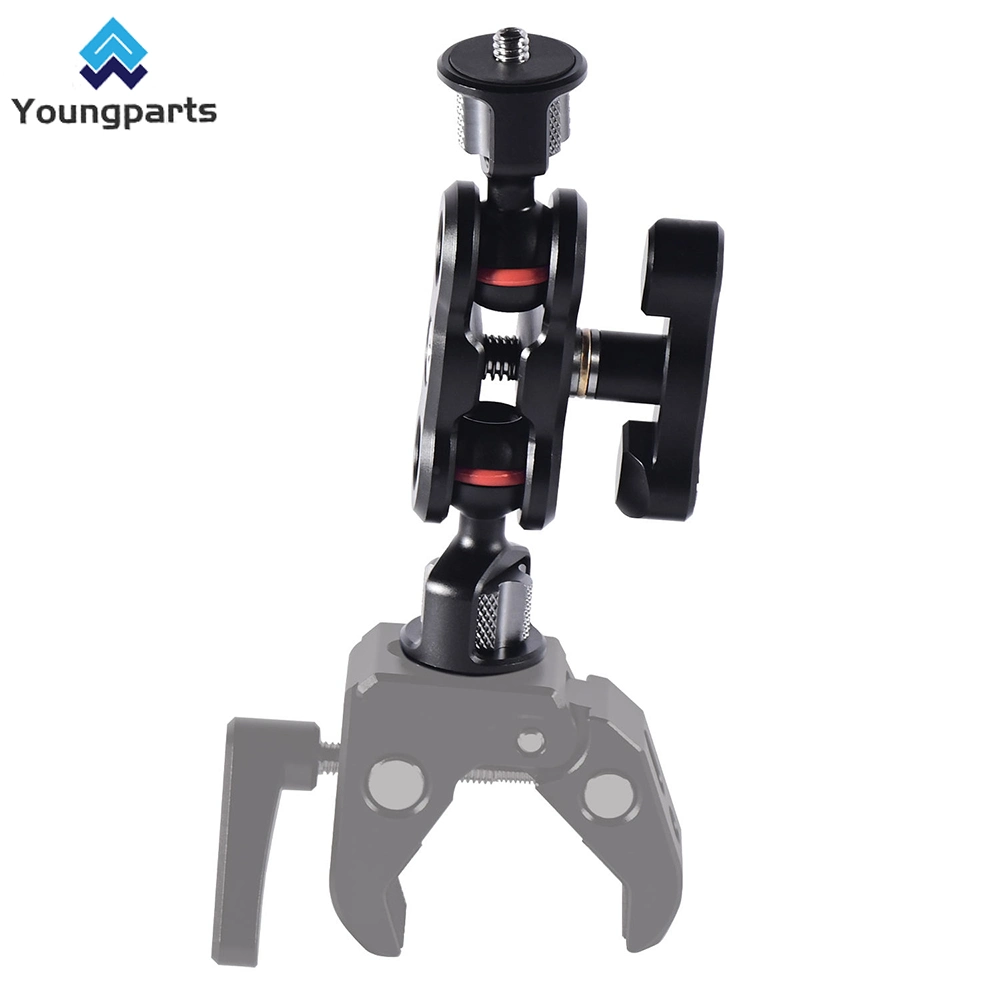 Universal 1/4 Screw Adjustable Arm Bracket Mount Camera Stabilizer Arm Articulating Aluminum Alloy Camera Magic Arm