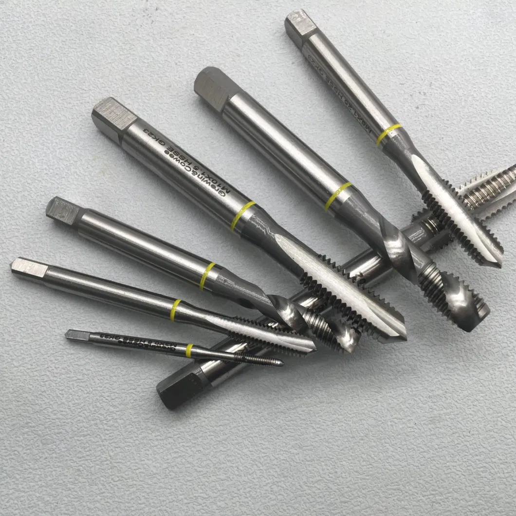 Grewin-OEM Customized HSS Spiral/Straight Flute Metric Machine Screw Thread Taps