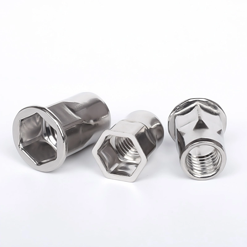 Stainless Steel Weld Fasteners Square Swing Hex Flange Lock Screw Nut