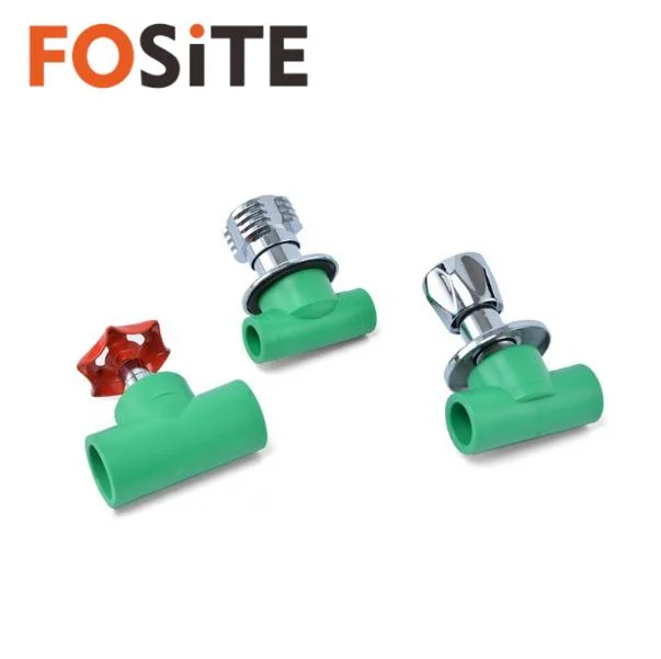 Fosite PPR Brass Ball Valve Conceal Valve Zinc Alloy Handle with Chrome Plating