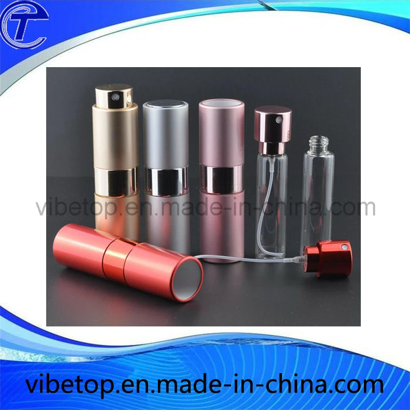 Mini Aluminum Perfume Sprayer Atomizer Bottle Refilled with Bottom