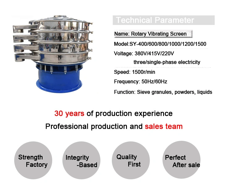 Rotary Screens Sieve for Compost/Composteur Rotatif Vibrating Screen Sieving Machine