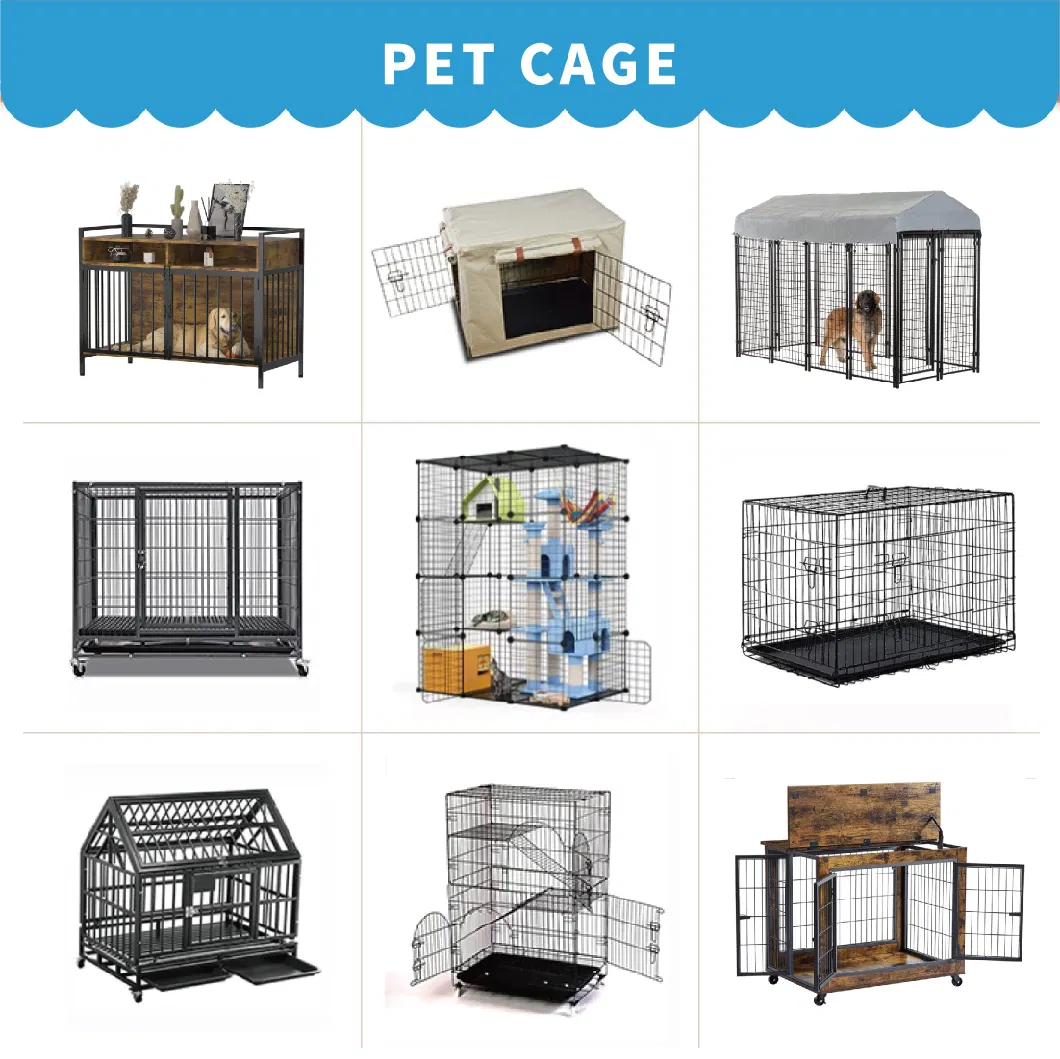 Manufacturers XL XXL Xxxl Black Outside Dog Kennels for Large Medium Dogs