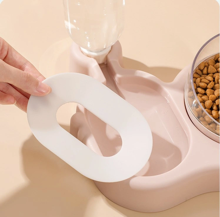 Hot Selling Plastic Cat Feeder Pet Bowl Water Dispenser