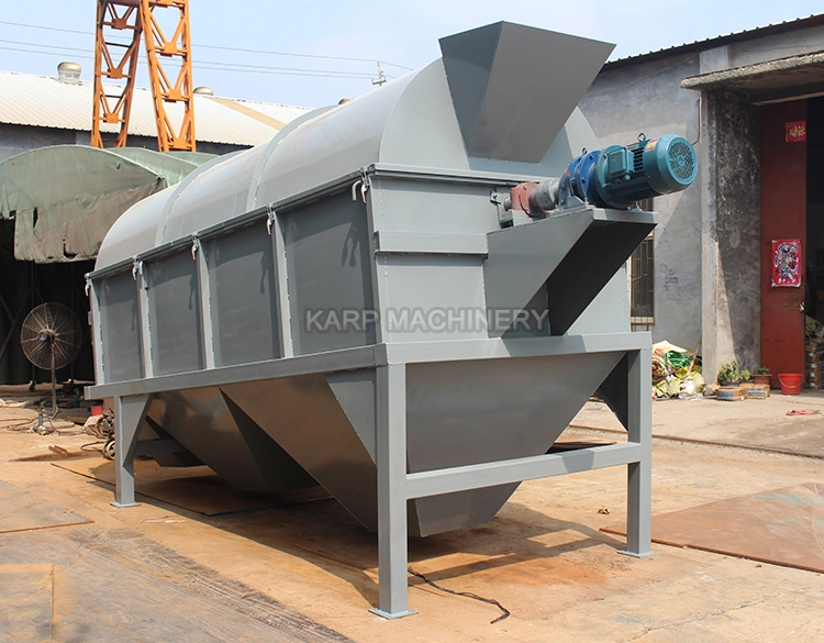 Customized Compost Rotary Sieving Machine Humus Trommel Drum Screen for Industry