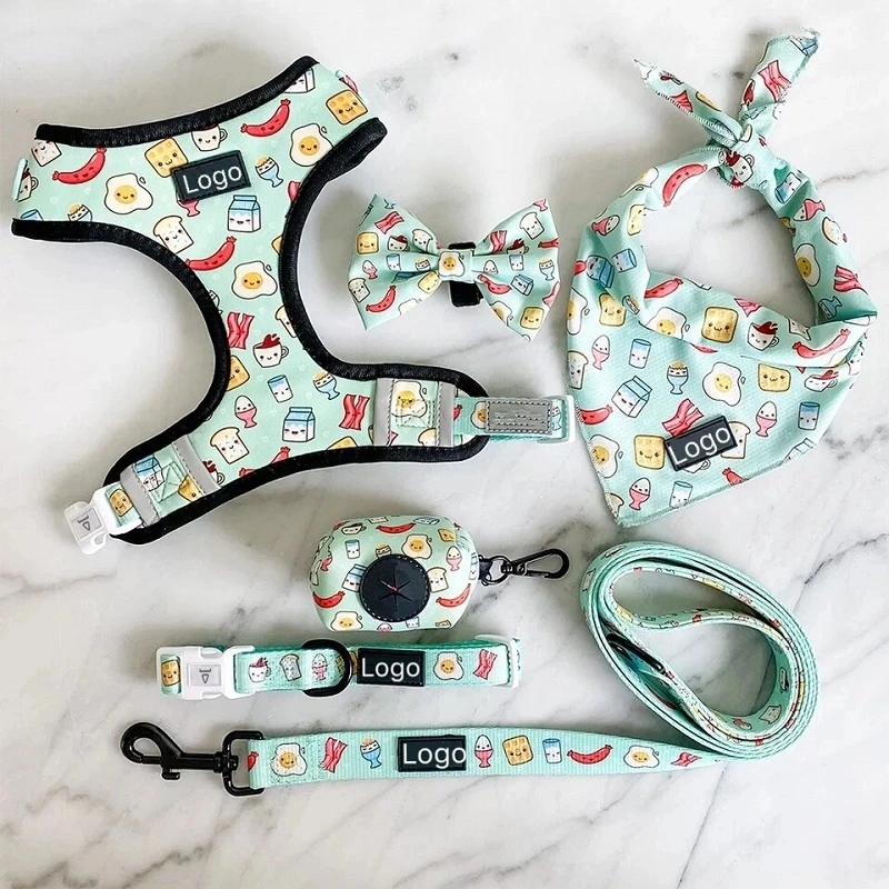 Custom Design &amp; Logo Pet Harness, Collar, Lead, Poop Bag Holder, Dog Accessories