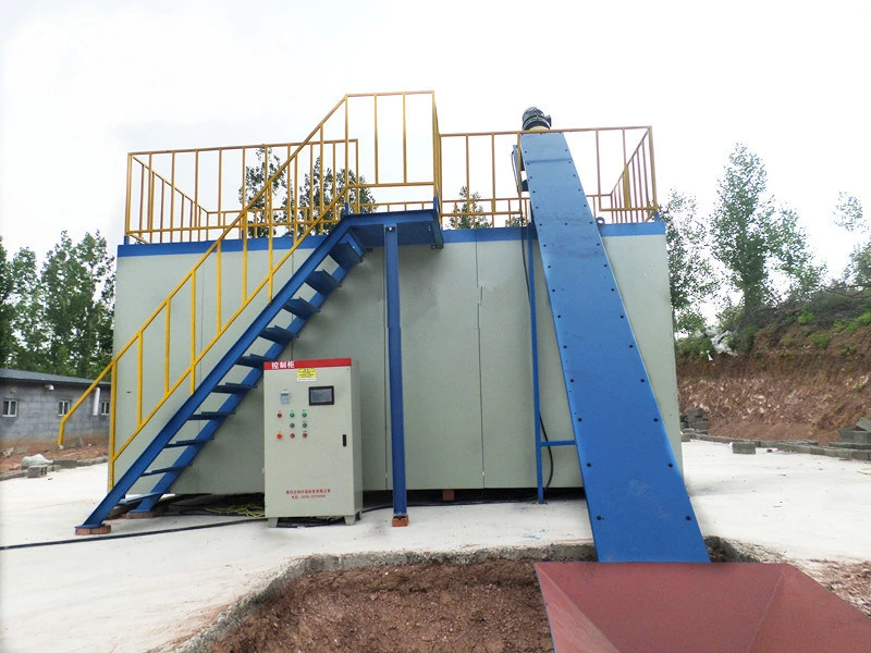 Automatic Rotary Food Waste Animal Waste Degradation Composting Machine