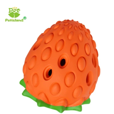  Barata de Pet de goma suave limpieza cepillo dental de juguete Juguetes interactivos interactivos de juguete de goma de pet food Feed Ball pelota perro Dog Chew Toy