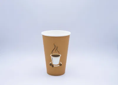 Custom 100% bioded compost Single Wall Hot Cold Drink PLA Cubra el café taza de papel con la tapa de CPLA