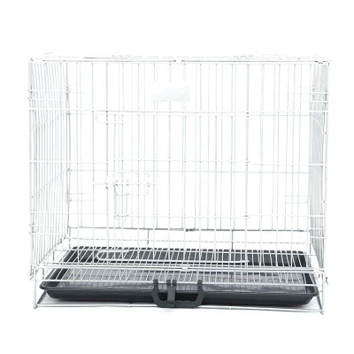 Patio trasero exterior pequeño de alambre Grande jaula plegable Chicken Coop Run Dog Rabbit Guinea cerdo cría jaula