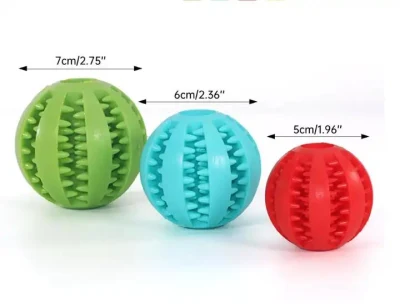 Nuevo regalo de Navidad Entrenamiento indestructible duradera Chew Pet Pet Food Juguetes de fuga