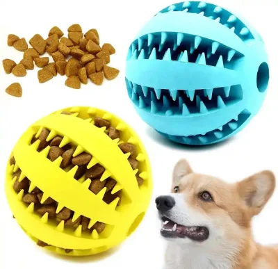 Nuevo regalo de Navidad Entrenamiento indestructible duradera Chew Pet Pet Food Juguetes de fuga