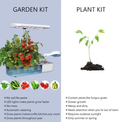 Los colores de la hidroponía inteligente OEM creciente jardín interior del sistema