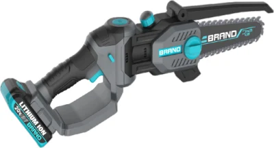  Nueva patente-DC20V Li-ion Battery-Cordless/Electric-One mano Operation-Garden Tools-Branches Alimentación/madera/Trees-Cutting Machine-Chainsaw