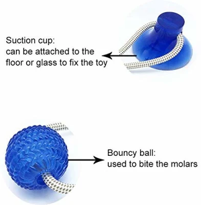  Material de caucho para servicio pesado perro interactivo juguetes Varios colores disponibles
