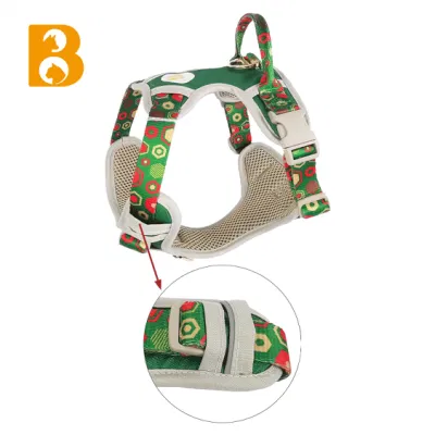 Bettering OEM Factory Ins impresión de colores personalizada sin Perro de tiro Arnés con collar