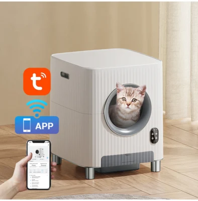 Caja de basura Cat autolimpiable con sensores Triple Secure