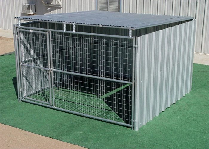 Collapsible Heated Iron Fence Dog Yard Kennel XL Large Kennels for Dogs Pet Gates &amp; Pens