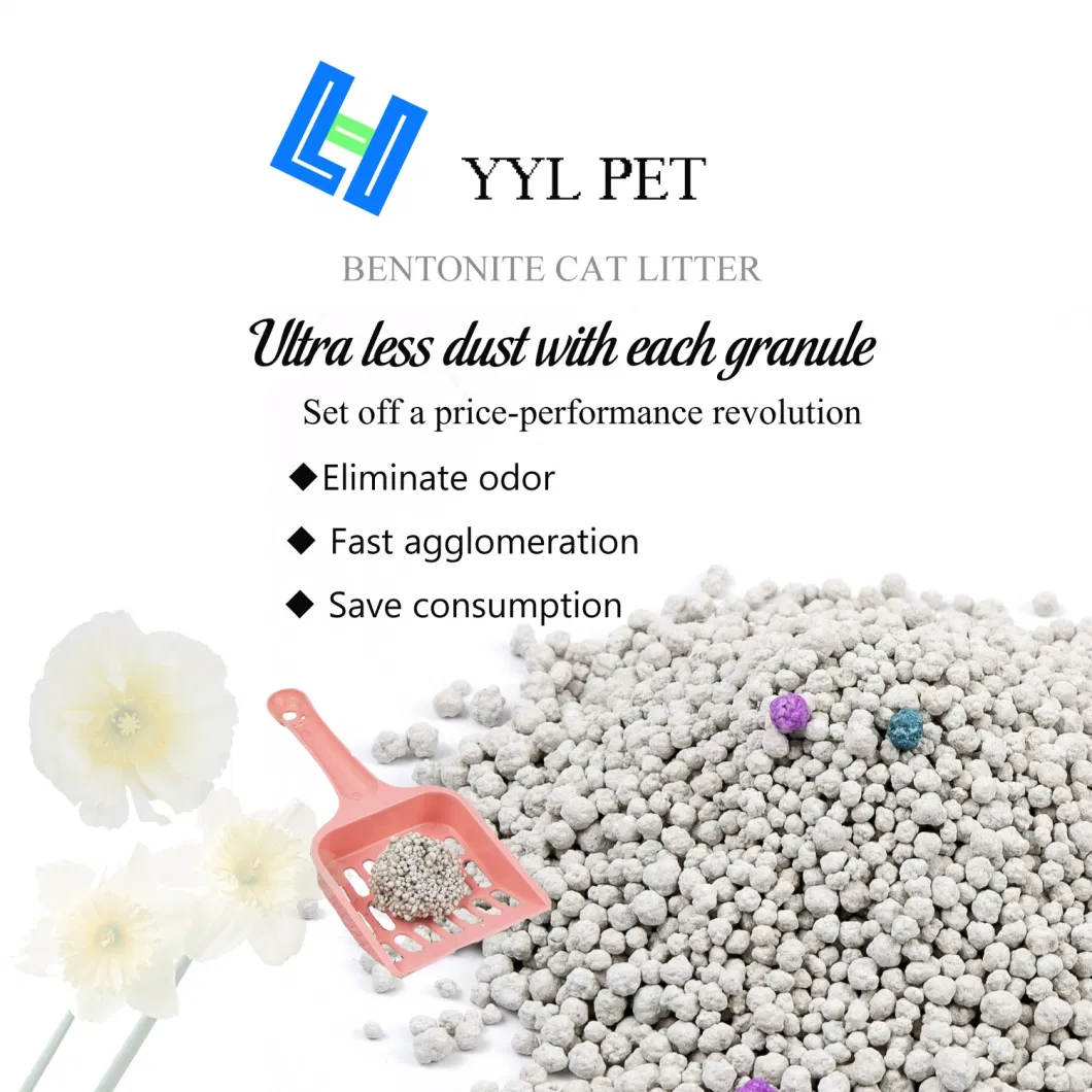 Hot Sell Ball Shape, Fast, Hard Clump Bentonite Cat Litter/Tofu Cat Litter/Pine Wood Cat Litter/Silica Gel Cat Litter/Cassava Cat Litter