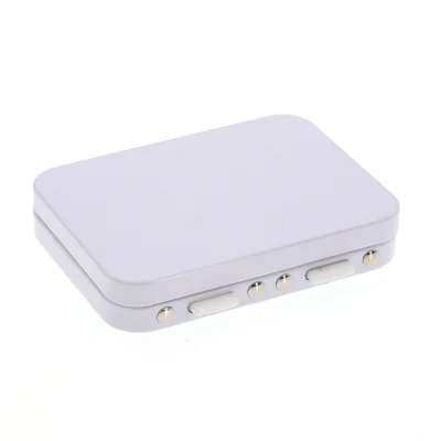 120mm X 61.7mm - White Tin Custom 100% Recyclable Child Resistant Hinged-Lid Large Joint Box