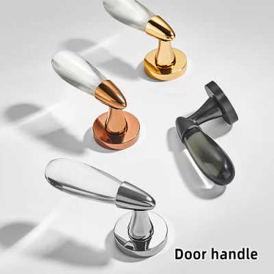 Liwang Luxury Door Lock Handles Chrome and Modern Door Handles and Knobs with Child Proof Door Lock