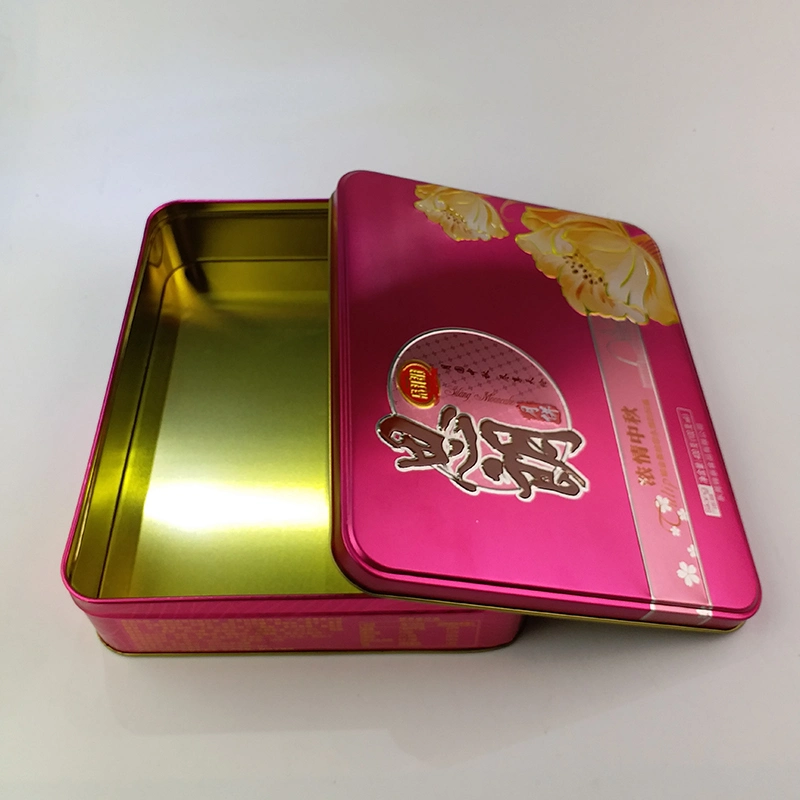 Wholesale Customized Cute Gift Tin Box with Handle for Candy or Tea