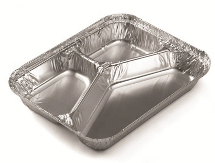 1 1/2lb Oblong Deep Pan Disposable Aluminum Foil Tins Portable Food Containers