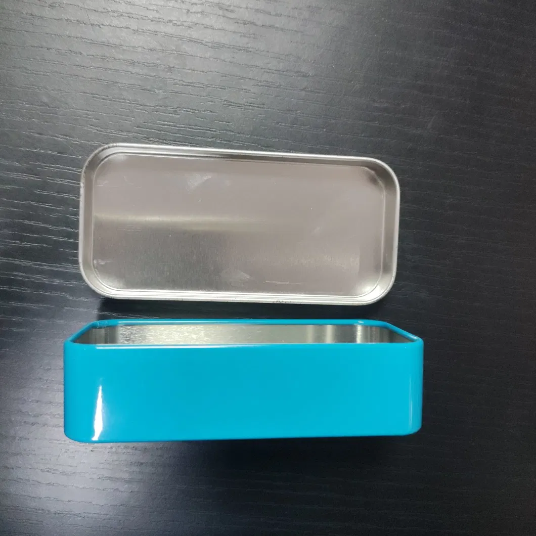 Custom Printed Small Rectangular Tin Box Wholesale Tin Box