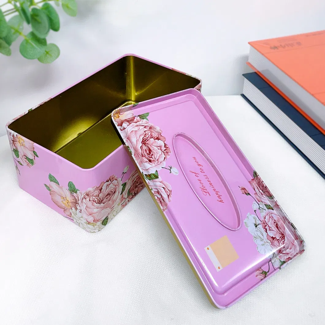 Manufacturers Supply Kitchen Bedroom Paper Tin Plate Metal Tin Box