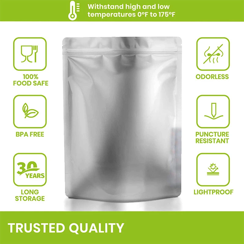 Food Grade 1/2/3/5 Gallon Packaging Mylar Bags for Food Storage