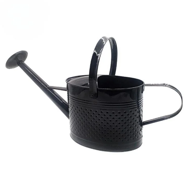 6.7L Large Capacity Garden Galvanized Metal Watering Can