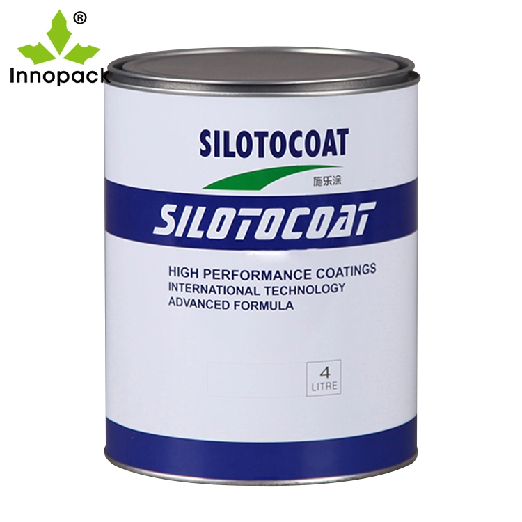 1 Gallon Paint Round Metal White Small Tin Can