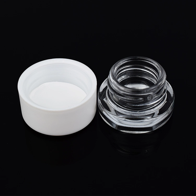 5ml Clear Concentrate Jar Glass Containers with Child Resistant Cap