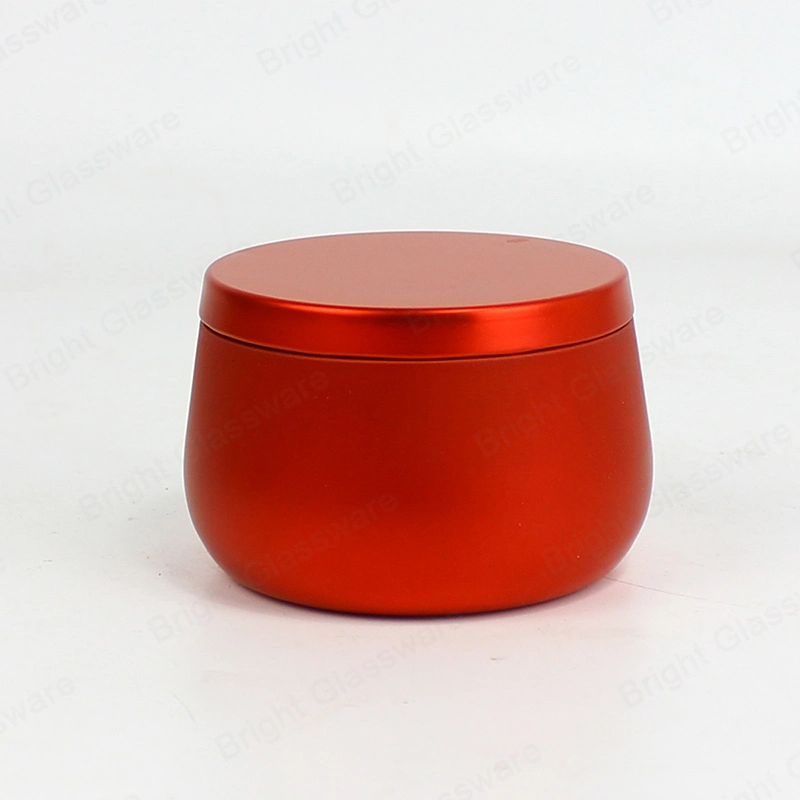 Custom Decorative Empty Candle Tins with Lids Wholesale