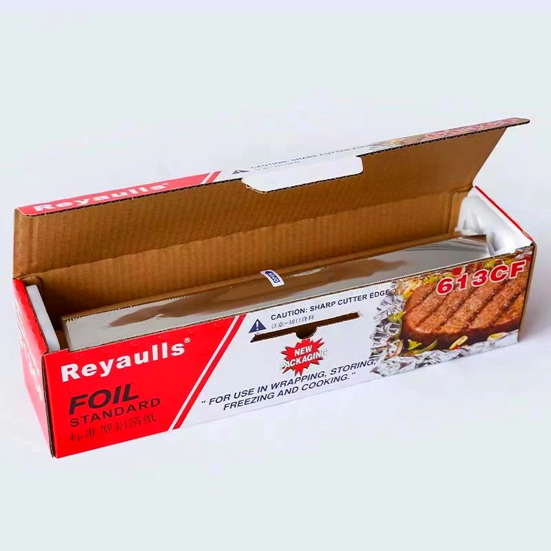 Tinfoil Price Aluminium Foil Roll Tin Box with Foil Printing