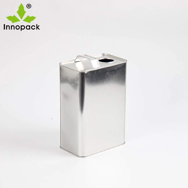 F Style Metal Square Tin Can 4L