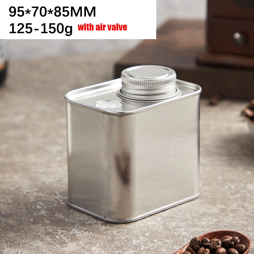 Wanchuang Coffee Bean Tobacco Storage Packaging Metal Container Tin Can with Valve