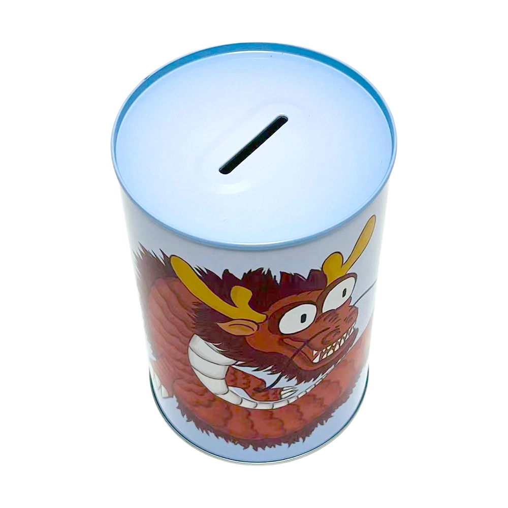 Factory Custom Tinplate Unopenable Piggy Bank Kids ATM Metal Money Box Packaging Non-Stainless Steel Coin Tin Can